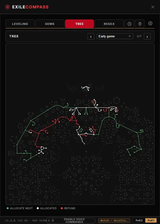 Path of Exile 1 passive tree viewer